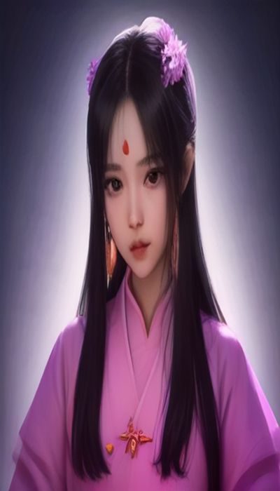 伪娘网站 App 首页列表界面，采用薰衣草紫与薄荷绿配色，展示资源卡片与标签导航